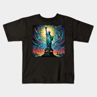 Statue of Liberty Kids T-Shirt